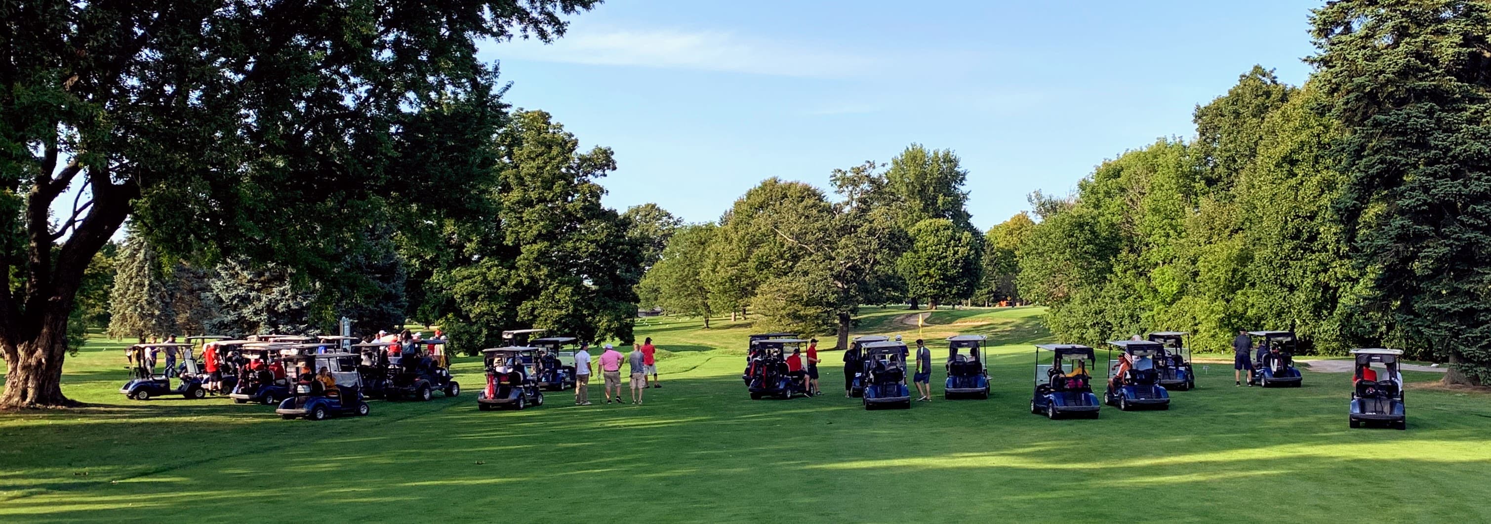 Silver Lake Golf Course fairway panorama